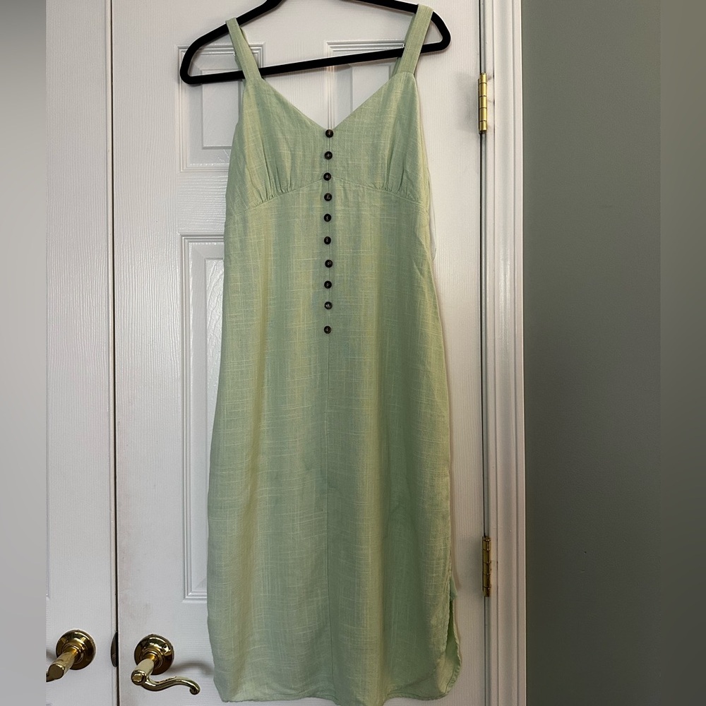 Green summer sundress
